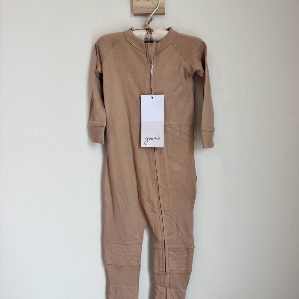 Cozy Tan Kids Pajama Footies